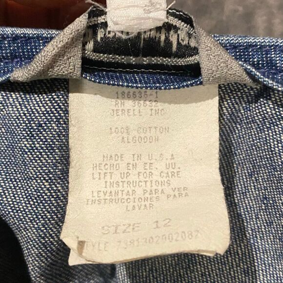 Denim Velvet Vest Angel Accents Cherub
Jeans Unique Stongebridge Size 12 - Picture 8 of 8